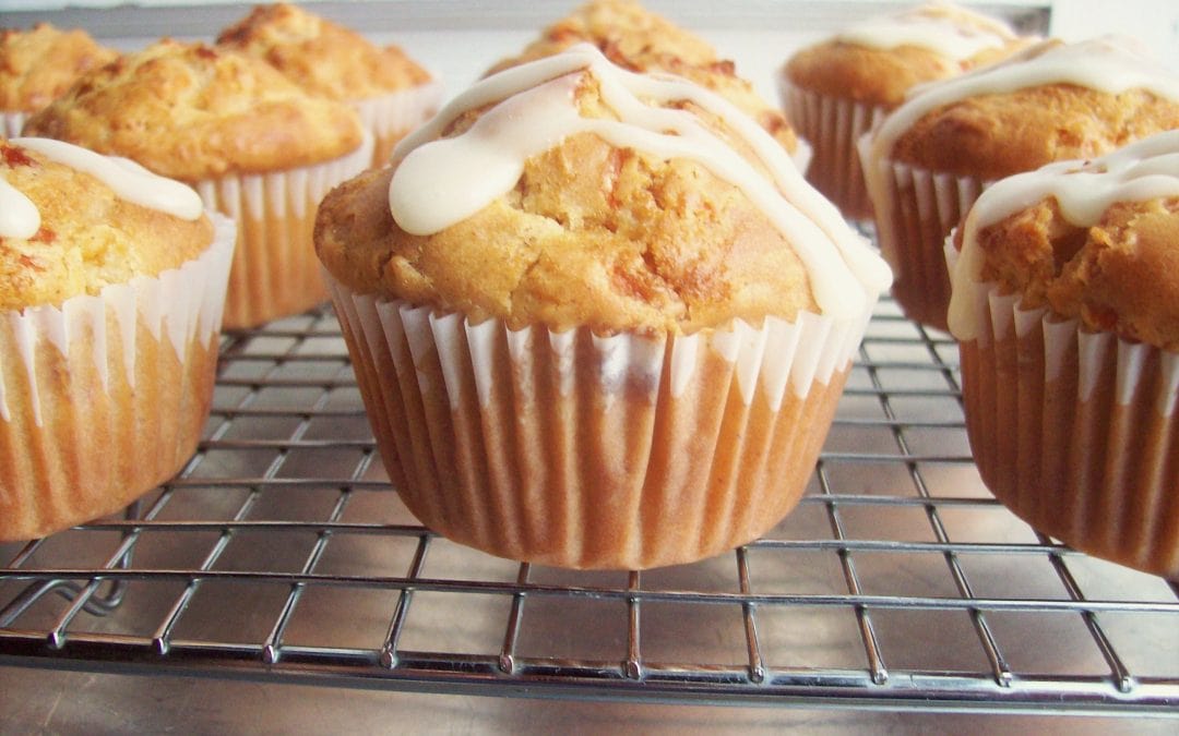 Carrot Cake Bran Muffins