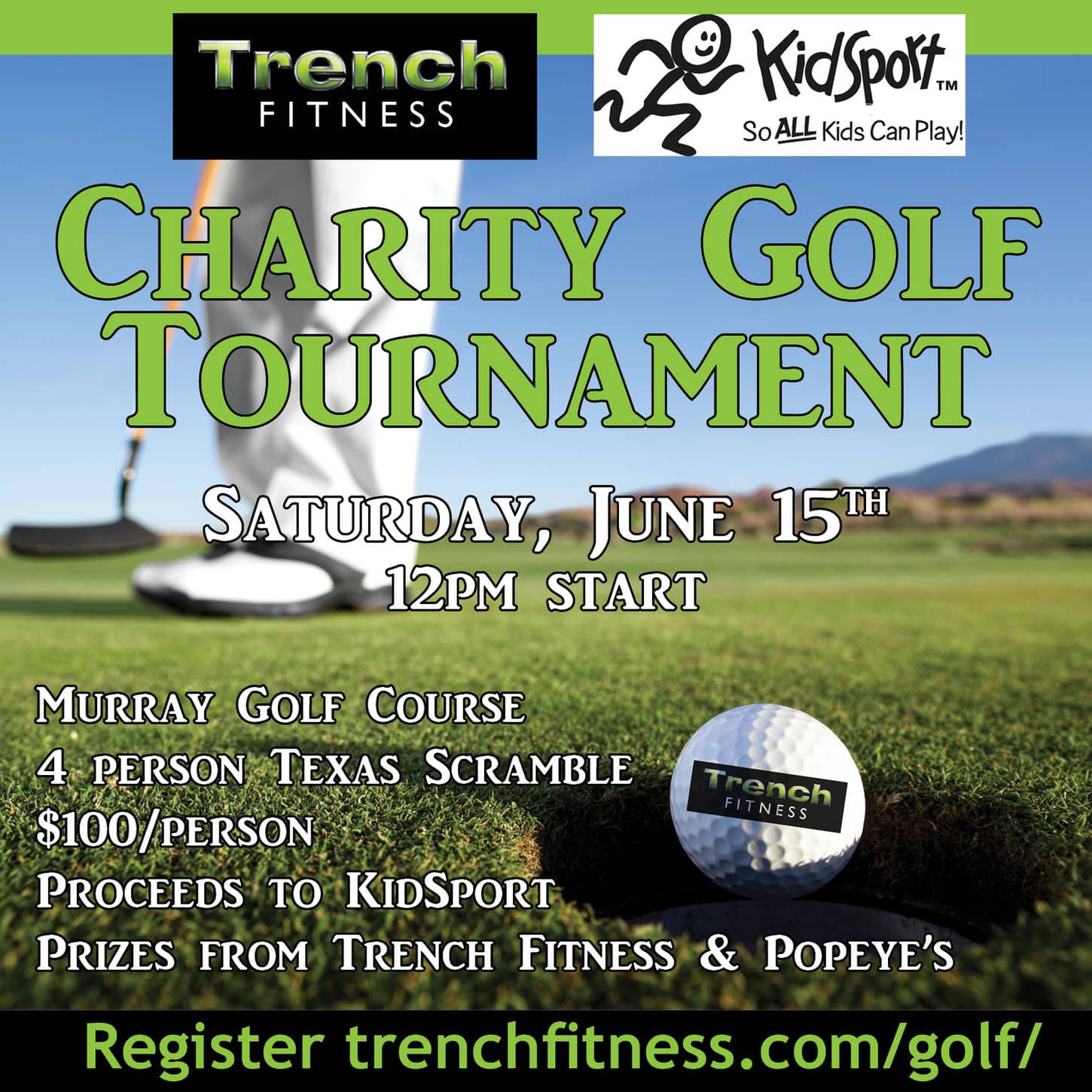 Charity Golf Tournament - Trench Fitness